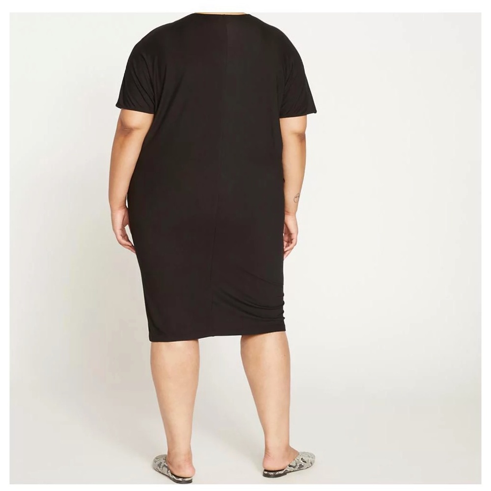 NWT Universal Standard Women's Plus Teresa Liquid Jersey V-Neck Dress Size 4X - Picture 3 of 15